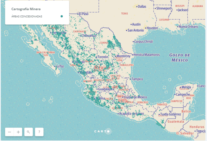 Prospector se prepara para lanzar mapa interactivo de objetivos de minería en México