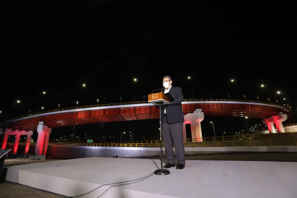 Fotonota: Marco Mena inaugura el distribuidor vial Tlaxcala