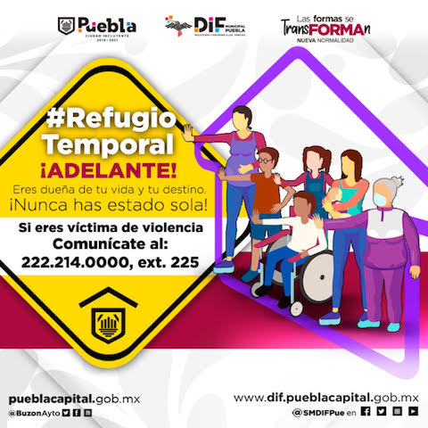 Ayuntamiento de Puebla respalda a mujeres víctimas violencia, con refugio temporal y acompañamiento integral