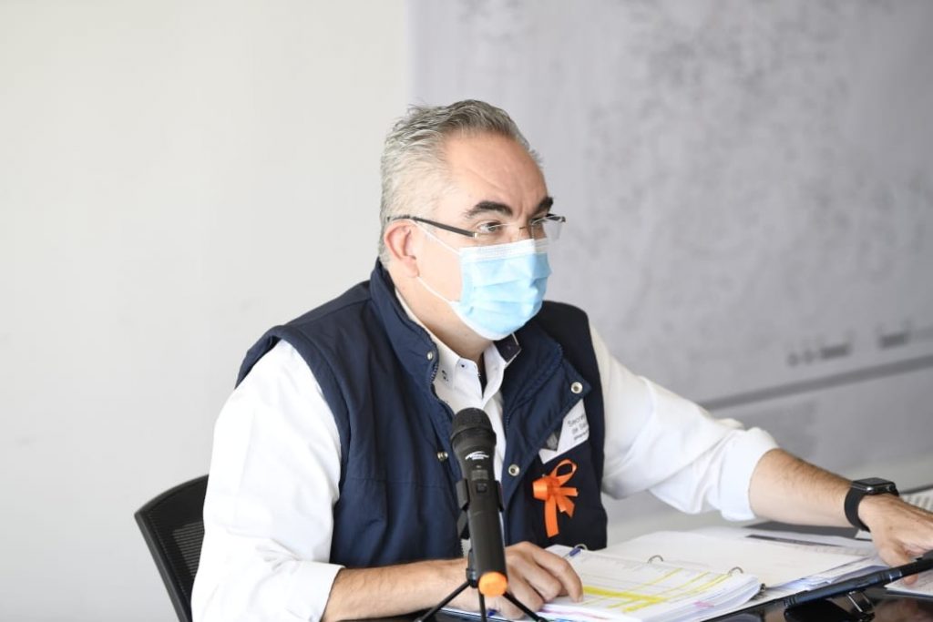 Video desde Puebla: Aumenta de manera notable la cifra de poblanos hospitalizados por Covid, alertó el secretario José Antonio Martínez García