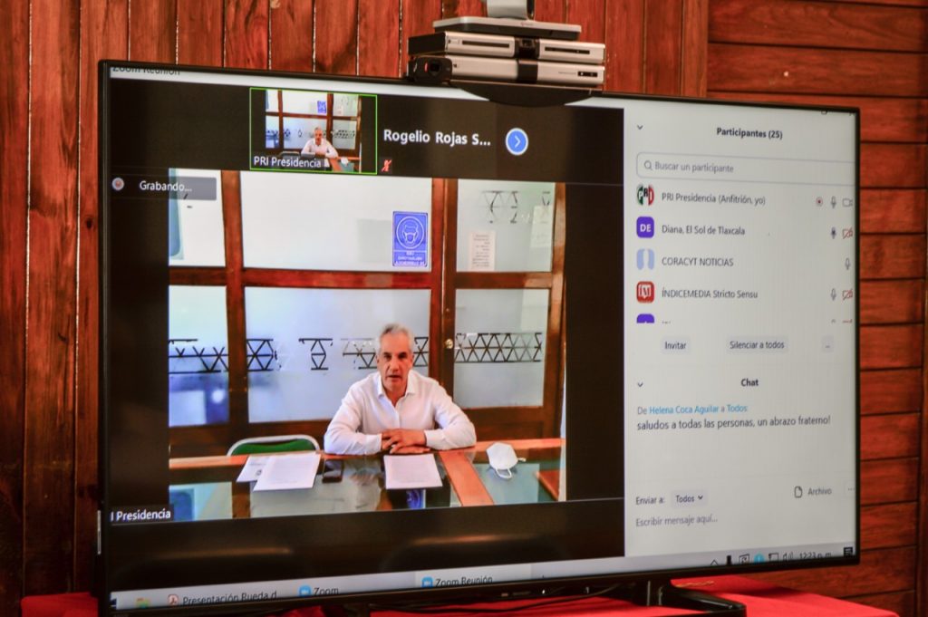Dirigente del PRI destaca los resultados positivos del gobierno de Marco Mena para Tlaxcala