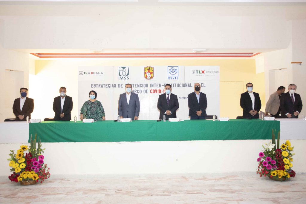 Desde Tlaxcala: Presenta SESA estrategia de contención interinstitucional Covid-19 a sindicatos del IMSS  e ISSSTE