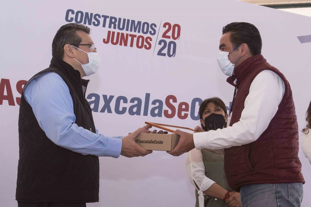 Marco Mena encabeza arranque de brigadas “Tlaxcala se cuida”