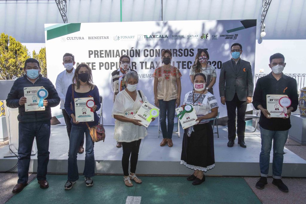 Encabeza Sandra Chavez Ruelas premiación de concursos de arte popular Tlaxcala 2020.