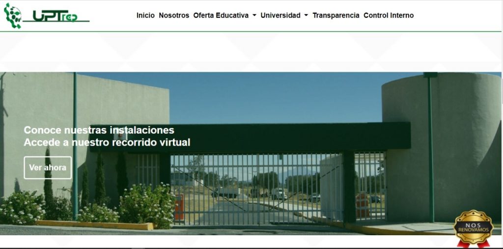 Presenta UPTREP nueva imagen de su página web