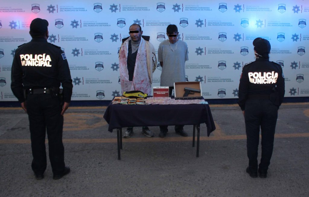 Recuperó Policía Municipal de Puebla cerca de 33 mil pesos en efectivo robados en una ferretería