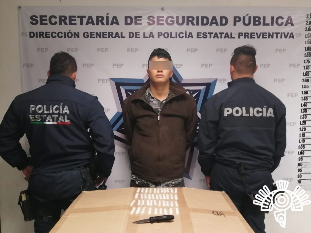 Captura Policía Estatal a presunto narcovendedor en Aquixtla