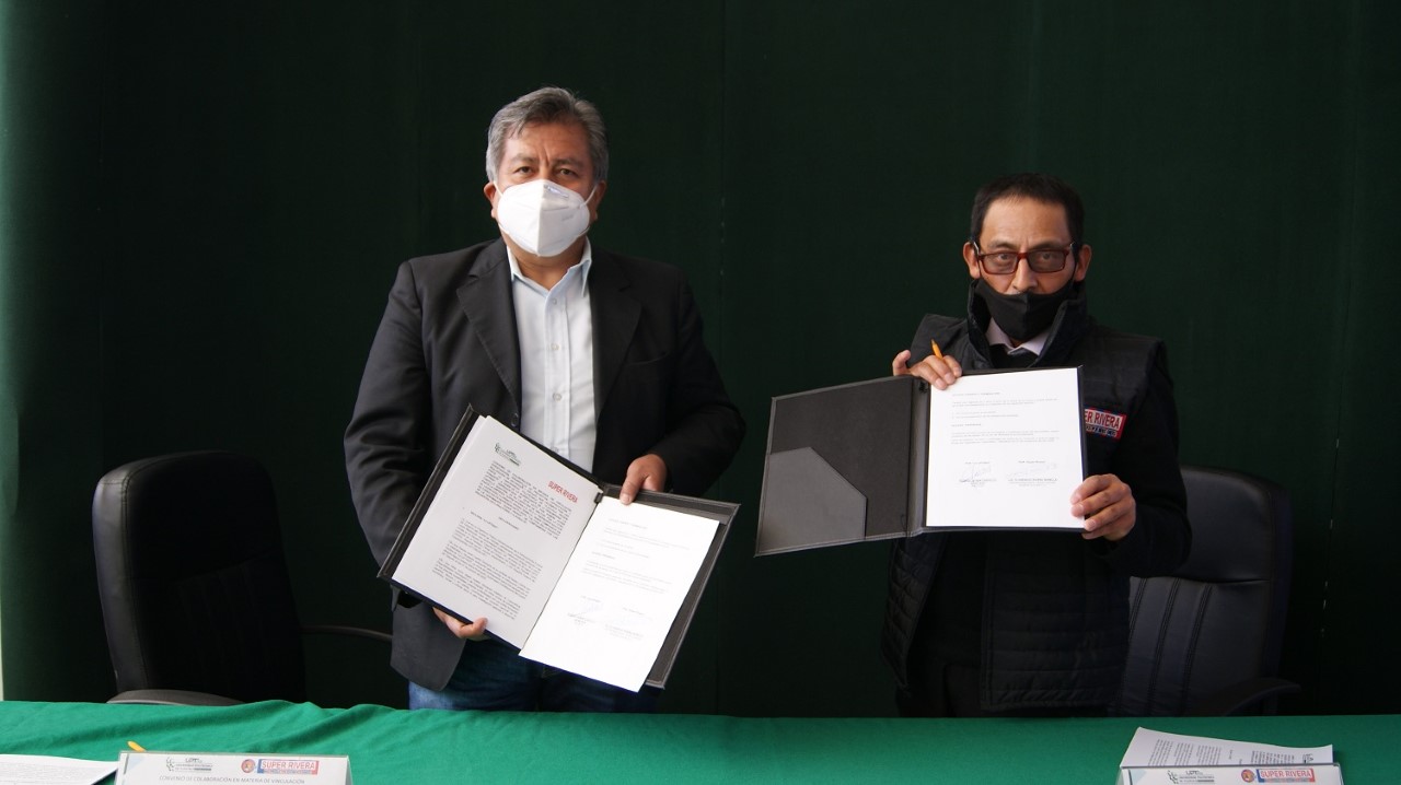 Universidad Politécnica de Tlaxcala Región Poniente firma convenio de colaboración con Súper Rivera S.A. de C.V.