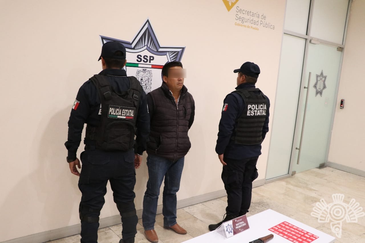 Policía Estatal detiene en Chignahuapan a operador de “El Moco”