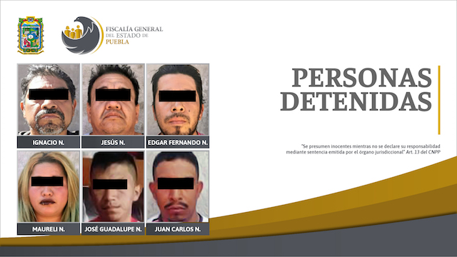 FGE Puebla detuvo a 6 personas en cateo y detección de toma clandestina