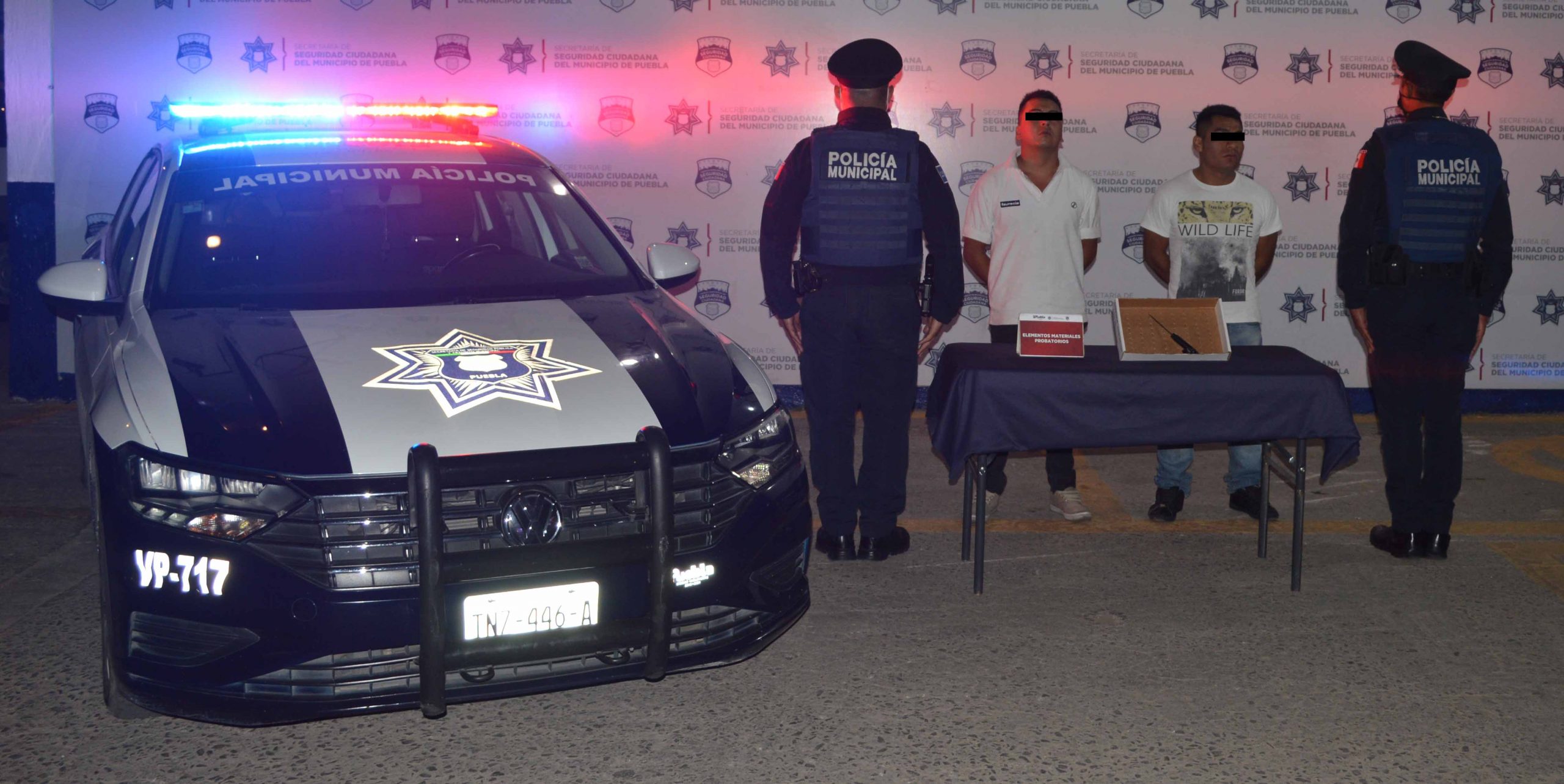 En combate al robo, reportó Policía Municipal de Puebla la detención de probables asaltantes de un automovilista.