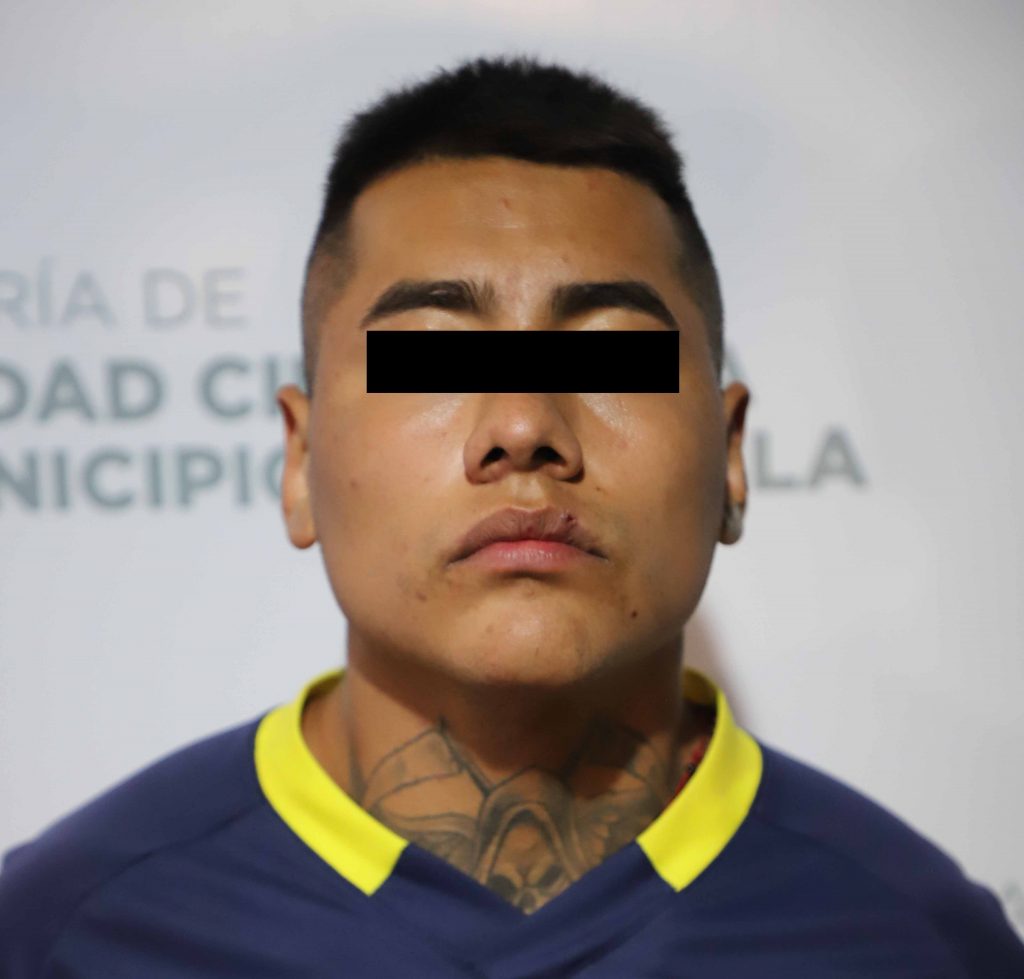 Detuvo Policía Municipal de Puebla a Fabrizio “N”, presuntamente relacionado en múltiples robos a transeúnte público y negocio