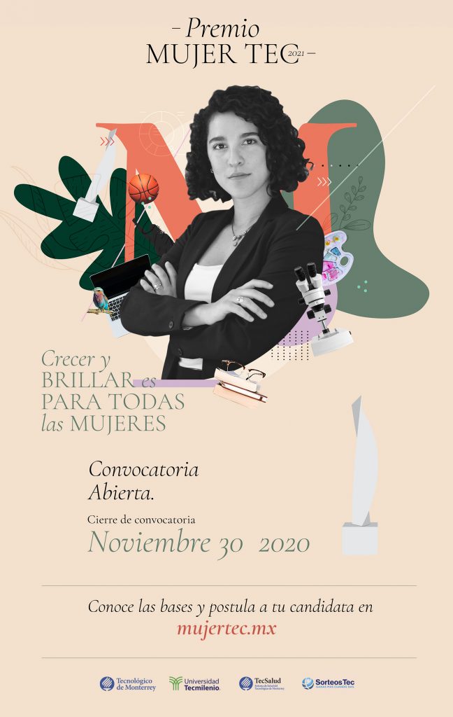 Convocan al Premio Mujer Tec 2021: “Crecer y brillar es para todas”