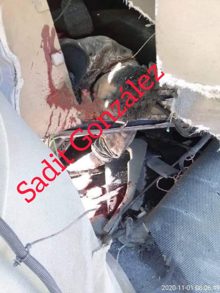 Trailero lesionado al quedarse sin frenos y accidentarse en la Amozoc-Xalapa