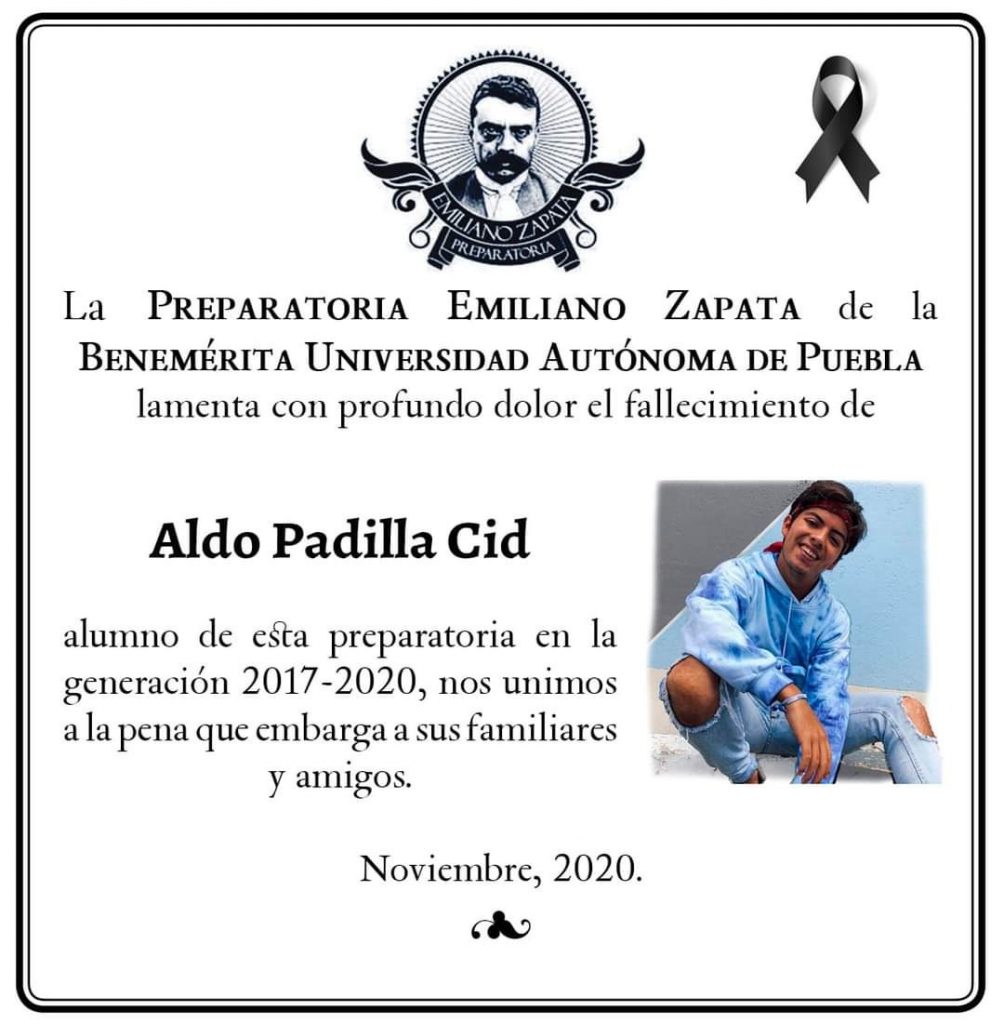 BUAP exige justicia para estudiante de preparatoria y denuncia inseguridad