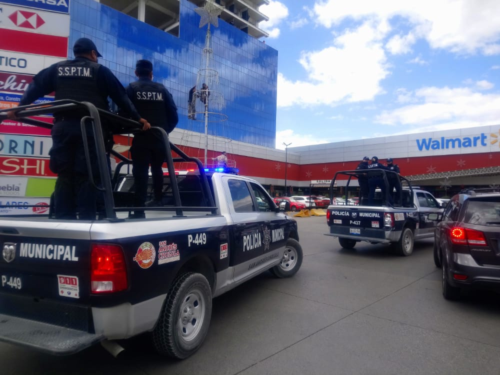 Policía de San Andrés Cholula mantiene permanentes operativos de seguridad
