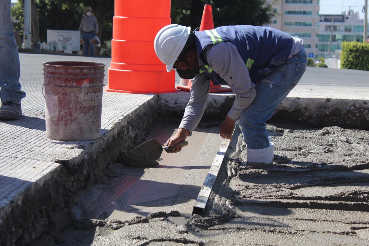 Gobierno de la Ciudad repara mil 200 metros de concreto hidráulico en vialidades