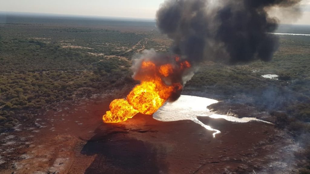 Explota un gasoducto de Pemex en China, Nuevo León