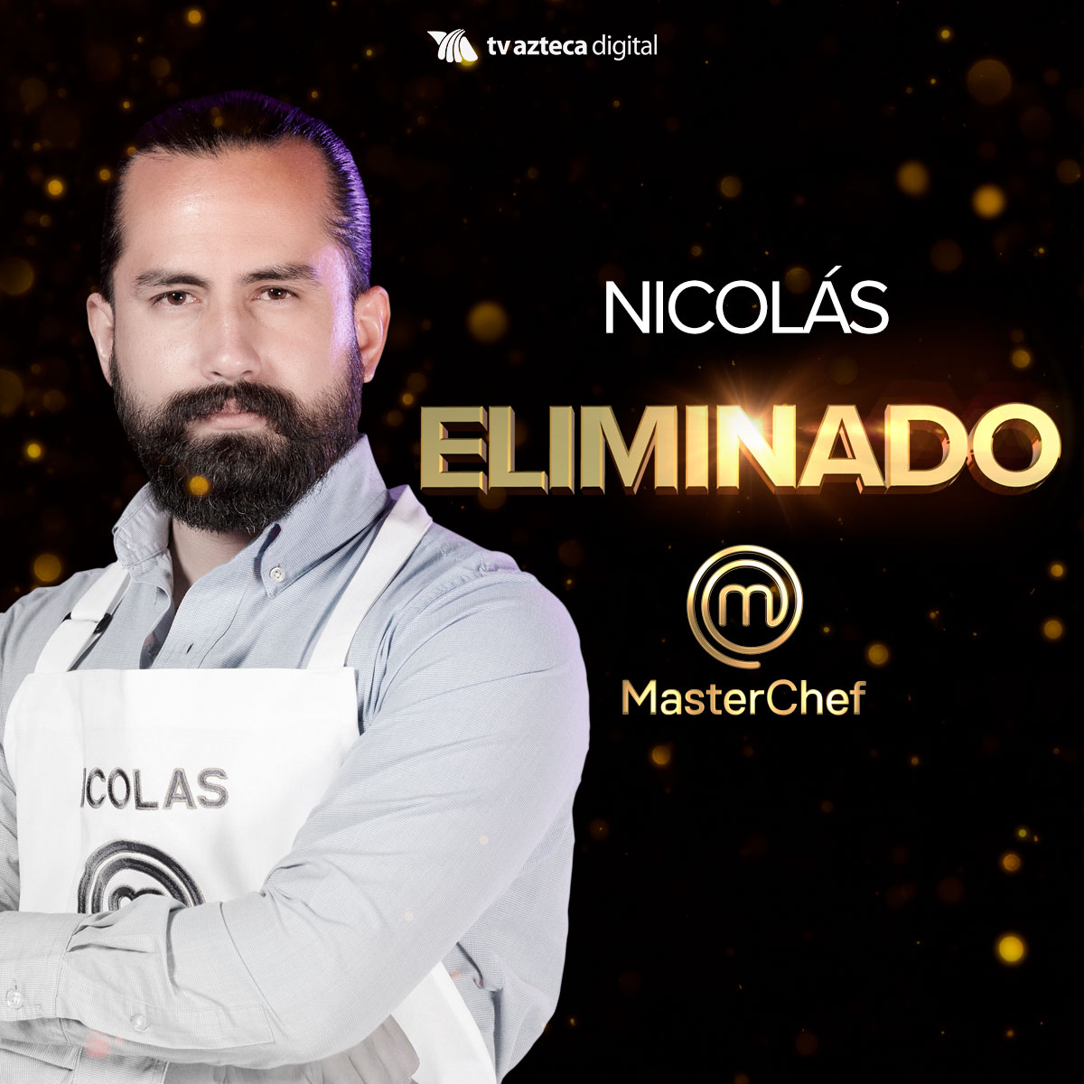 Nicolás fue el quinto eliminado de “MasterChef” edición 2020