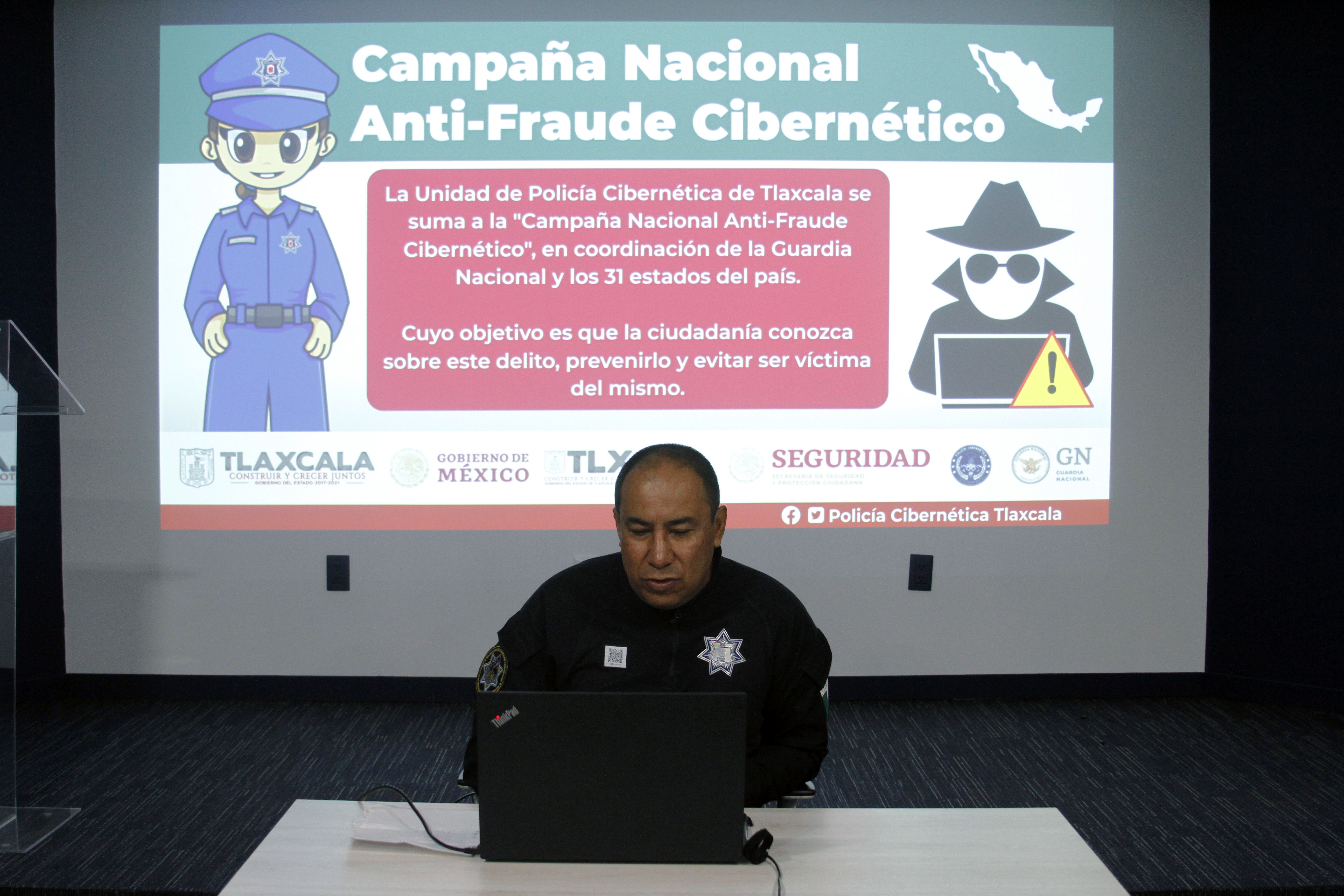 La Policía Cibernética se suma a la campaña Anti-Fraude Cibernético