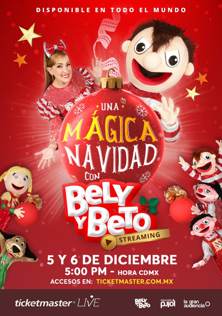 “Una Navidad con Bely y Beto” se presentará en formato streaming