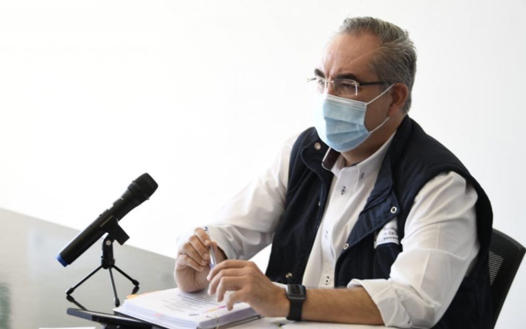 Video desde Puebla: Se registran este martes cinco decesos más por covid, informó el secretario de Salud  