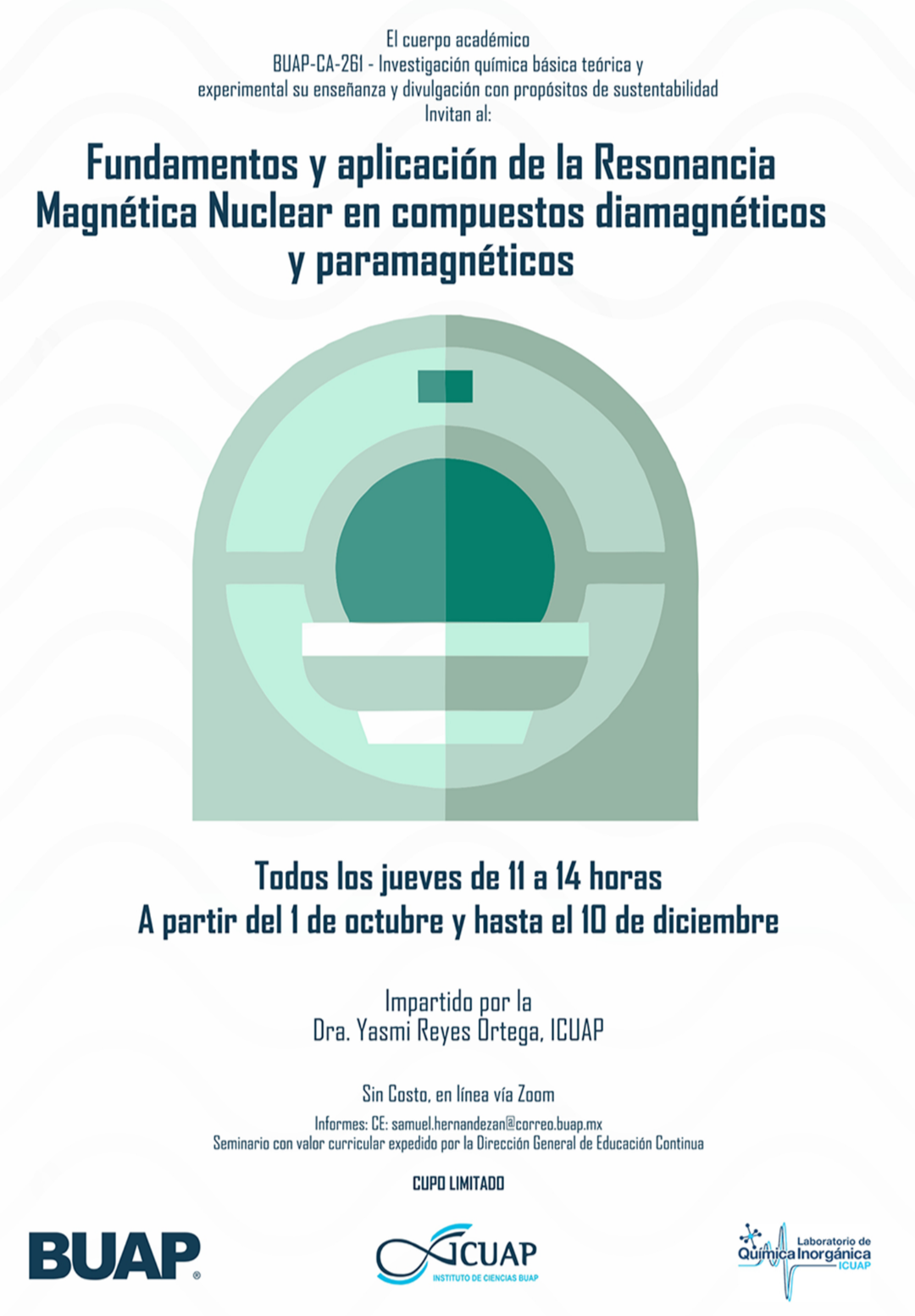 Seminario Fundamentos y Aplicación de la Resonancia Magnética Nuclear en Compuestos Diamagnéticos y Paramagnéticos