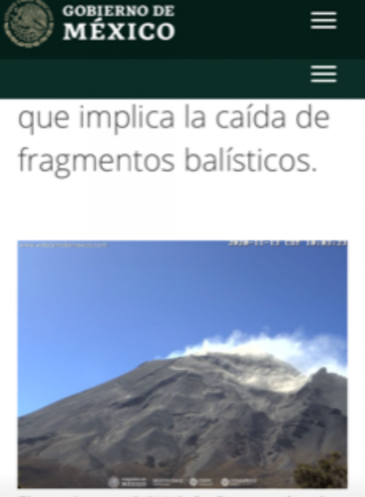 Popocatépetl registró 307 exhalaciones en las últimas horas: Cenapred
