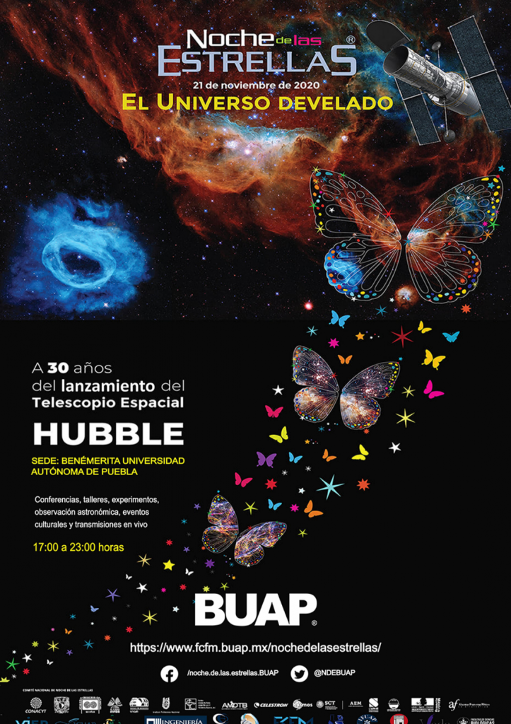 Invita BUAP a la gran fiesta astronómica Noche de las Estrellas 2020