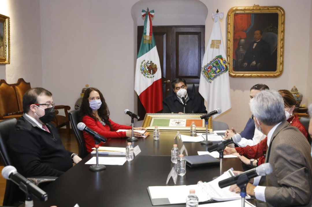 Video desde Puebla: Pese a la pandemia, el gobierno de Puebla invirtió 3 mil 350 mdp en infraestructura, agua, indicó María Teresa Castro