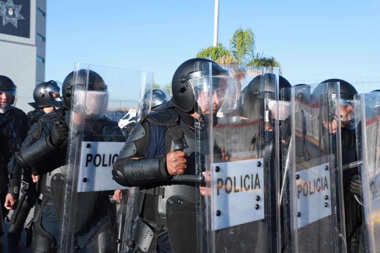 Imparte SSPTM de San Andrés curso sobre Intervención, Control y Manejo Policial en Disturbios