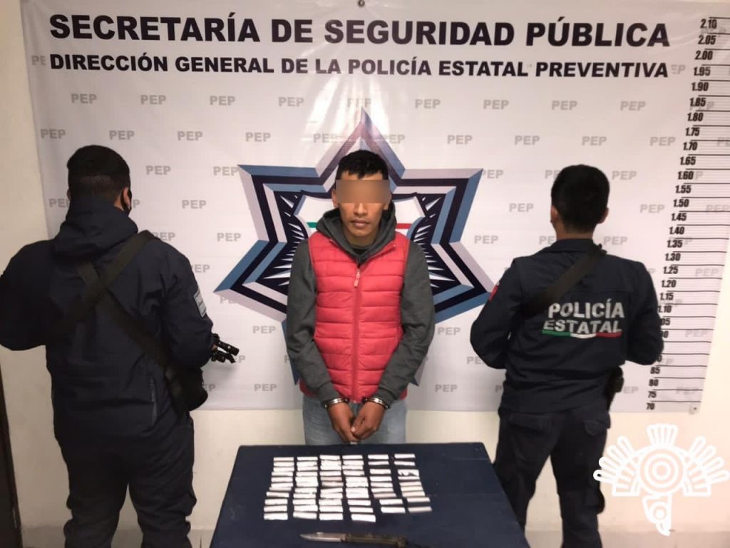 Policía Estatal detiene a presunto distribuidor de droga de “El Masero”