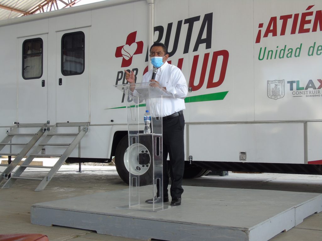 Desde Tlaxcala: Llega “Ruta por tu Salud” al municipio de Españita 