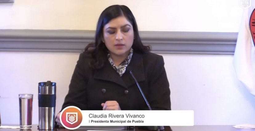 Video desde Puebla: Claudia Rivera reiteró la petición de reunión con el gobernador Miguel Barbosa