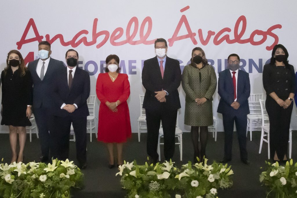 Desde Tlaxcala: Marco Mena asiste al cuarto informe de Anabell Ávalos