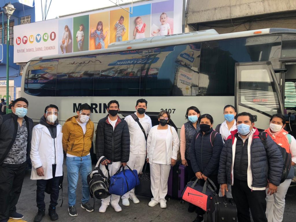 Desde Tlaxcala: Sesa envió personal médico al Insabi para reforzar la lucha contra el Covid19