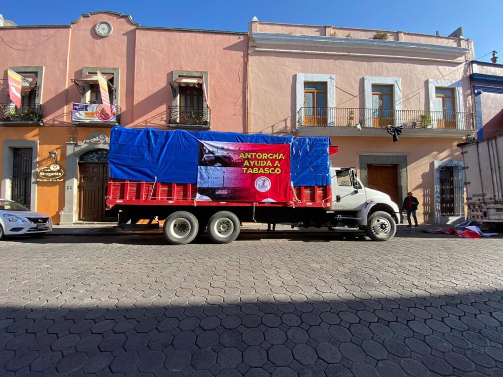 Antorcha Campesina recauda más de 90 toneladas de apoyo a los damnificados de Tabasco por inundaciones