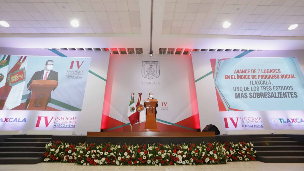 Superaremos la pandemia, reactivaremos la economía y habrá elecciones libre: Marco Mena en mensaje por cuarto informe.