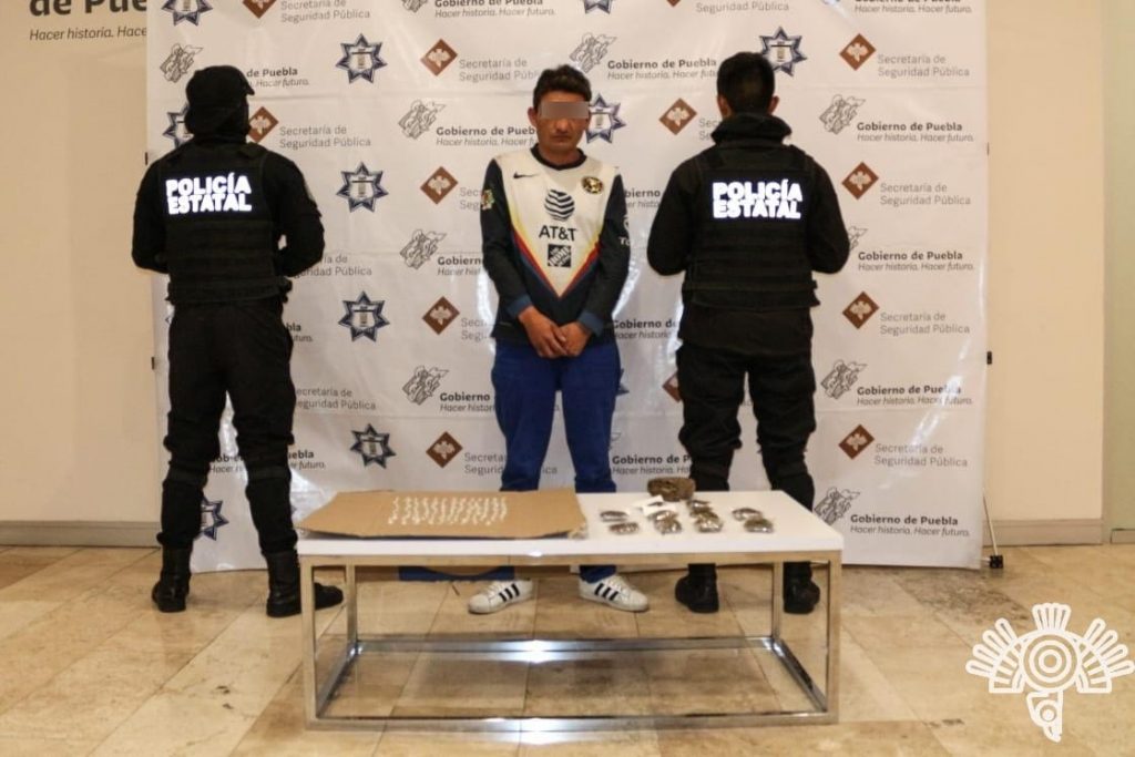 Policía Estatal detiene a presunto narcovendedor de la banda de “La Patrona”