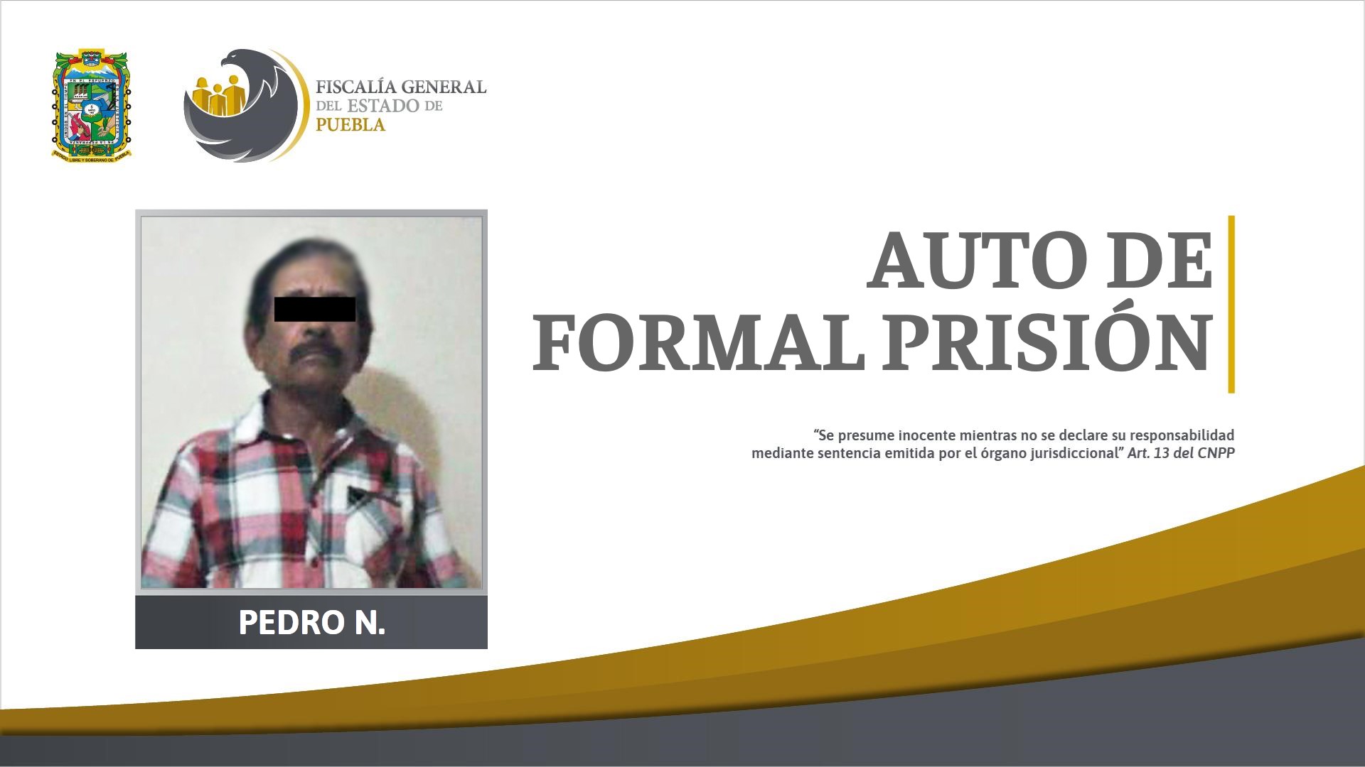 Impune por 17 años, abuelo depravado violó a su propia nieta en mayo del 2003 y apenas le fue dictado el auto de formal prisión