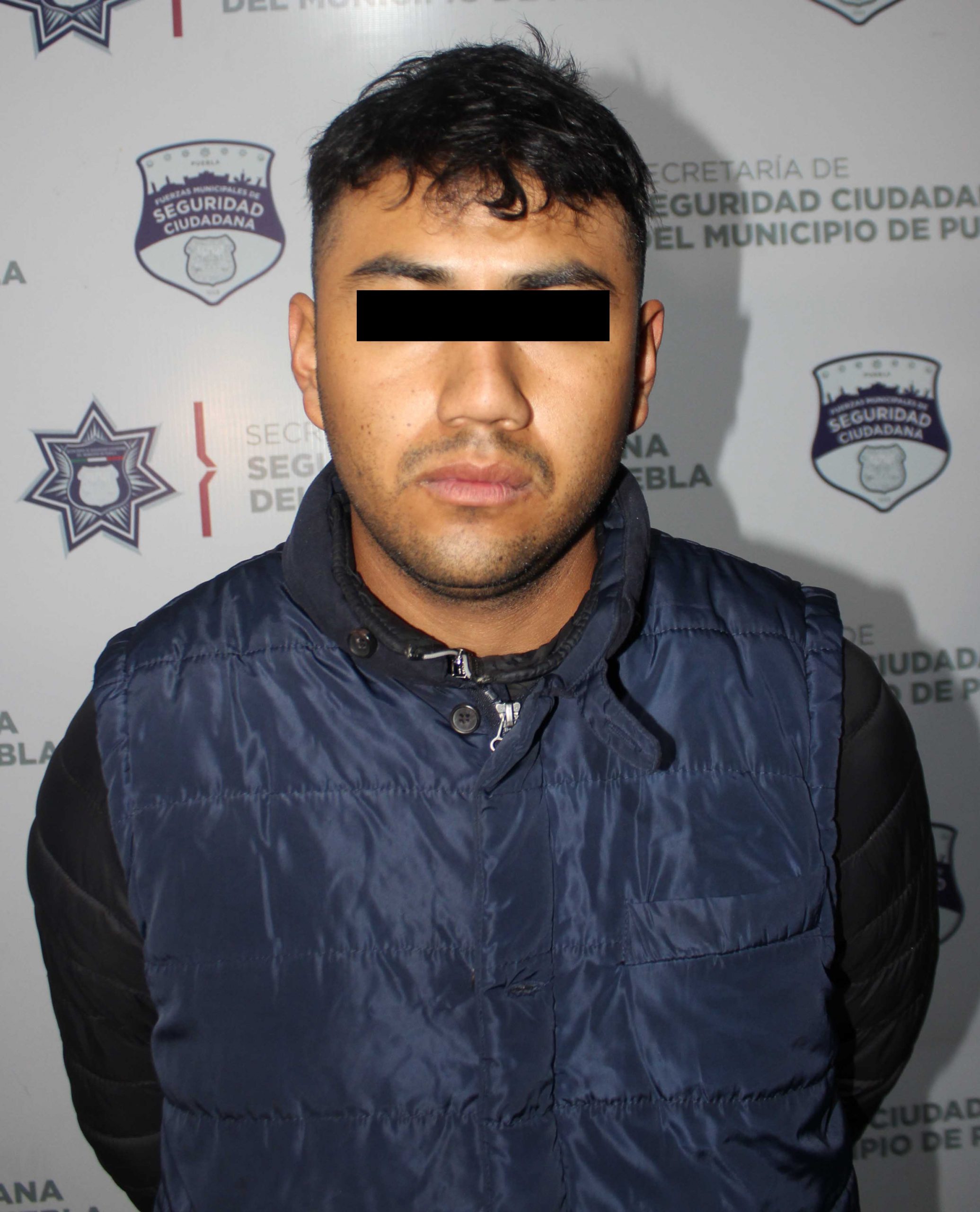  Exitosamente, recuperó Policía Municipal de Puebla un vehículo robado; una persona fue detenida.