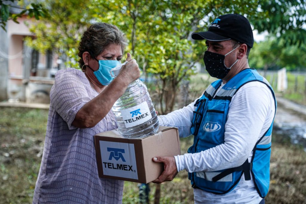 Fundación Carlos Slim y TELMEX ponen en marcha su plan de Ayuda Humanitaria enviando 26 toneladas de ayuda a las poblaciones afectadas en Tabasco y Chiapas