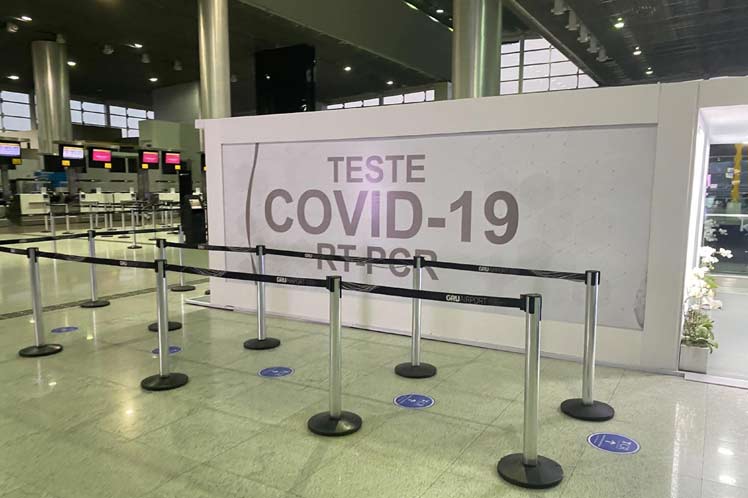 Brasil exigirá prueba de COVID-19 para el ingreso de extranjeros