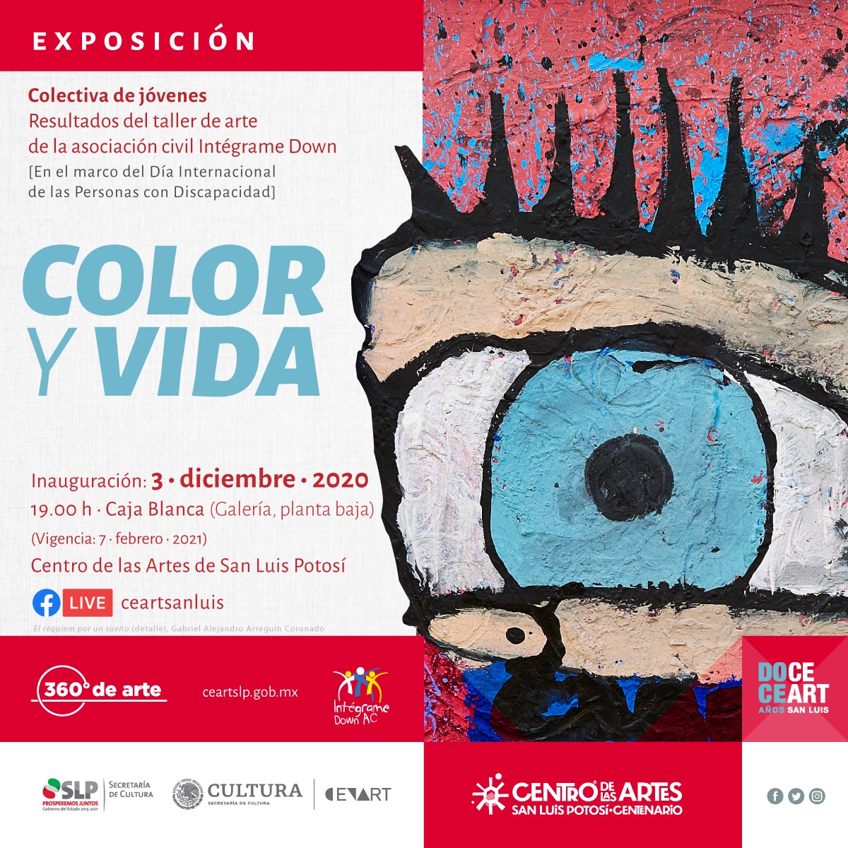 Inaugurarán exposición “Color y vida” en el CEARTSLP