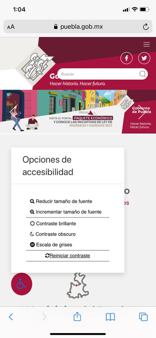 Habilita gobierno de Puebla herramientas digitales para personas con discapacidad.