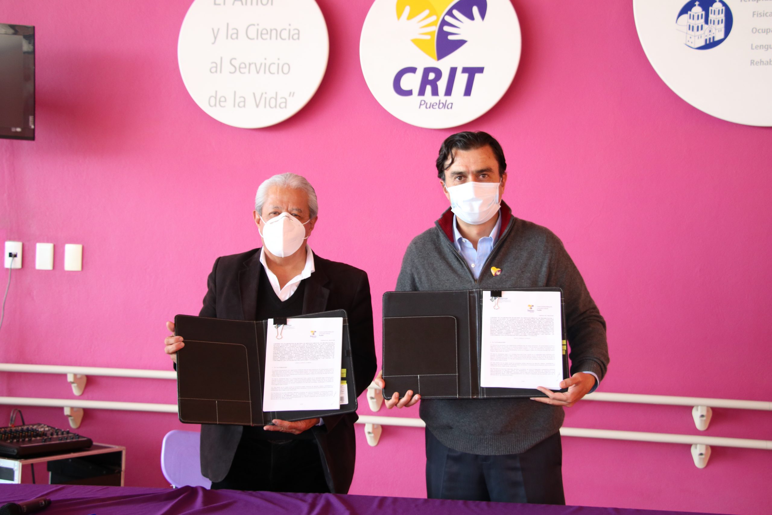 ISSSTEP y CRIT Puebla colaboran con servicios médico y de capacitación 