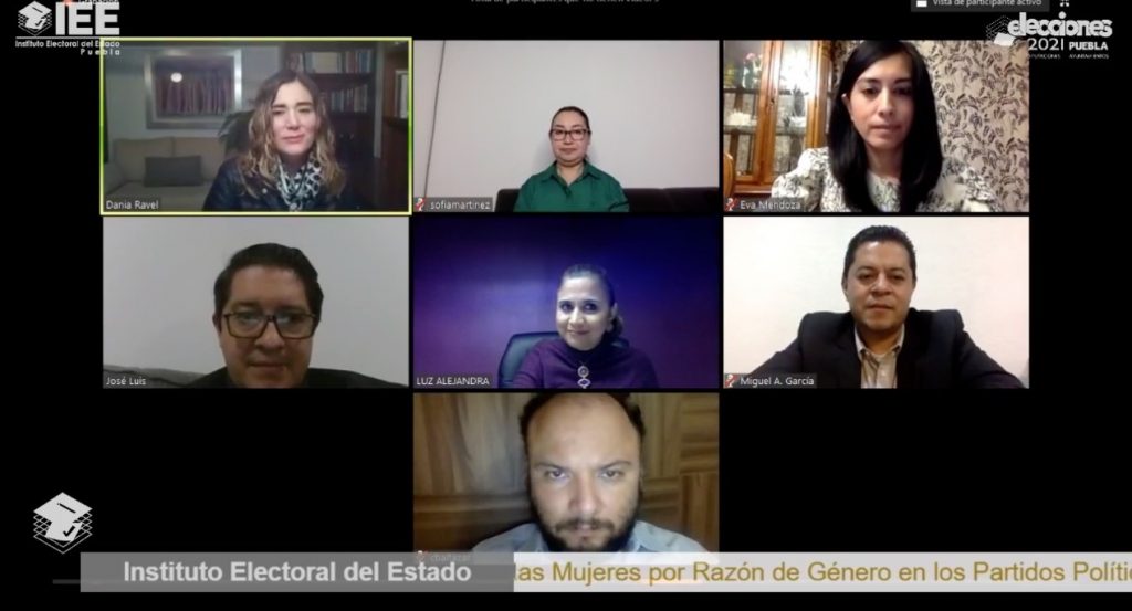 IEE realiza conferencia para prevenir y atender la violencia política contra las mujeres por razón de género en los partidos políticos