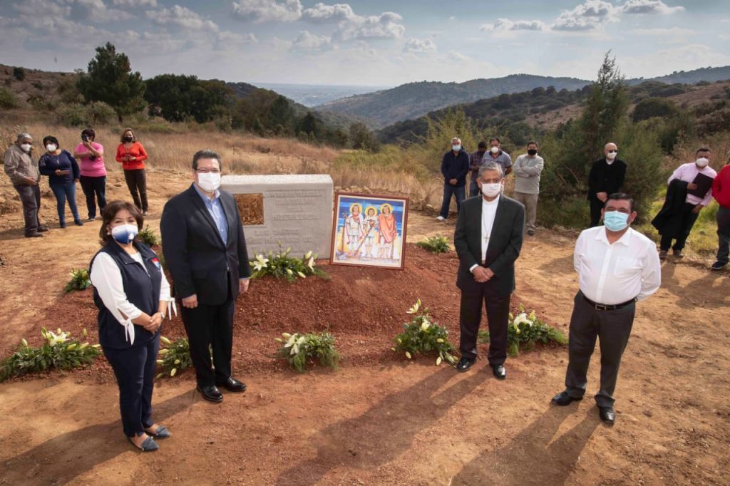 Marco Mena inició la construcción del santuario a los “Niños Mártires de Tlaxcala”