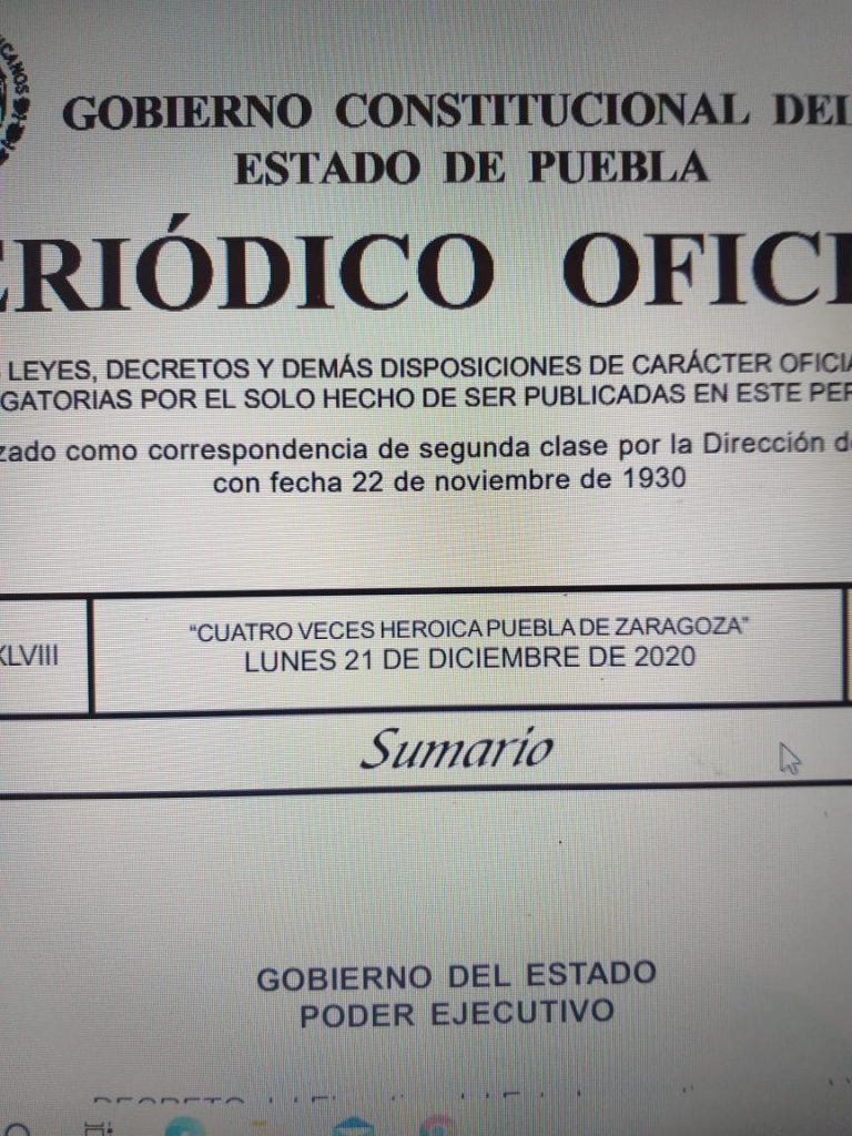El Periódico Oficial del estado publica el decreto con las nuevas disposiciones contra la pandemia