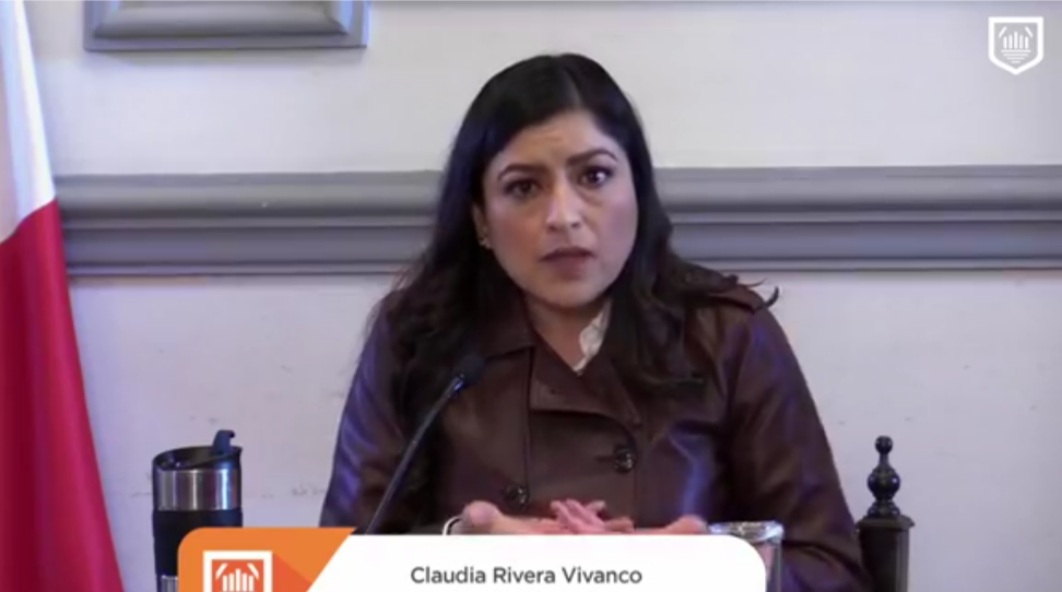 No hay nuevos impuestos en ley de ingresos 2021: Claudia Rivera
